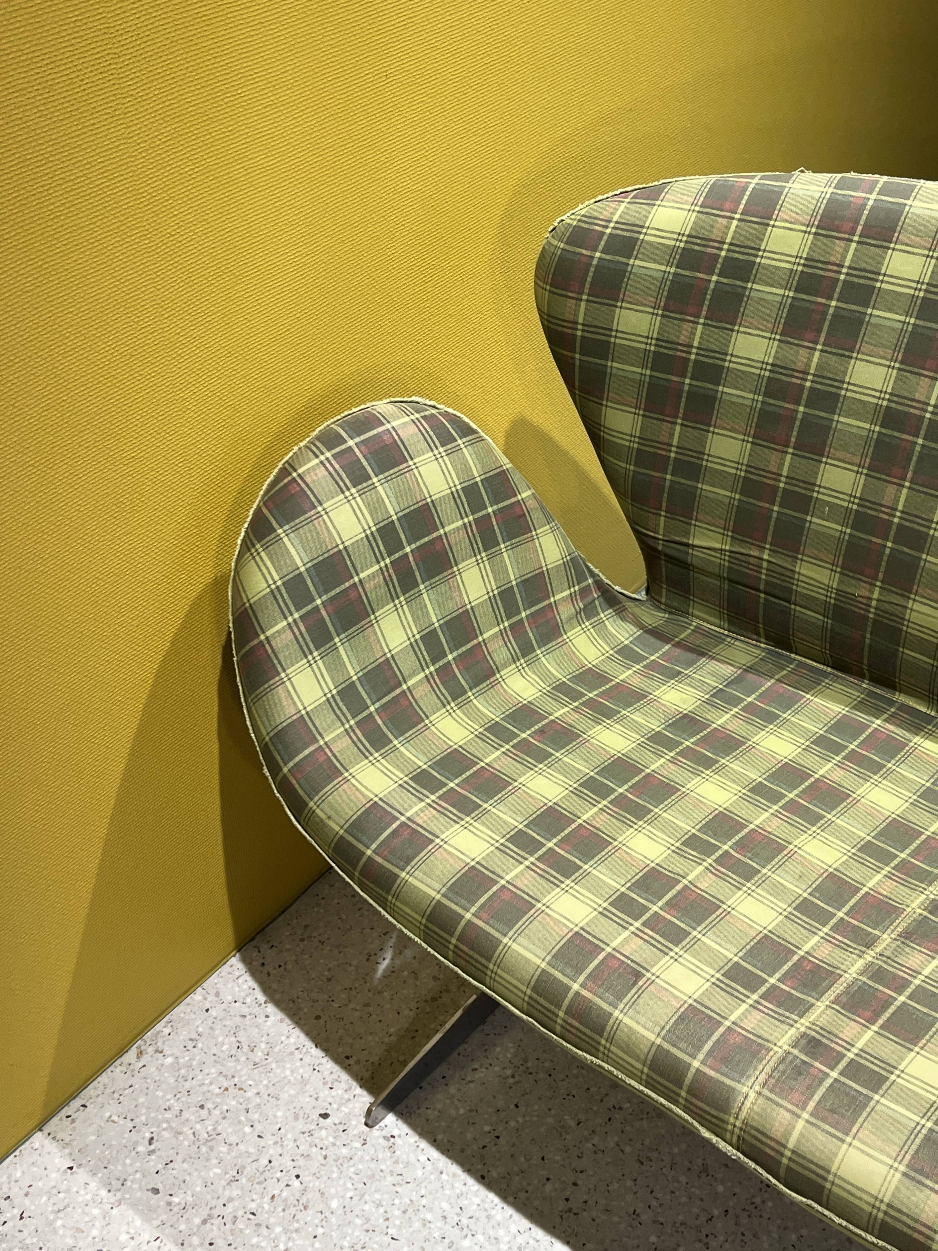 Space Age Sofa Hans Wegner Style, Denmark, 1970's