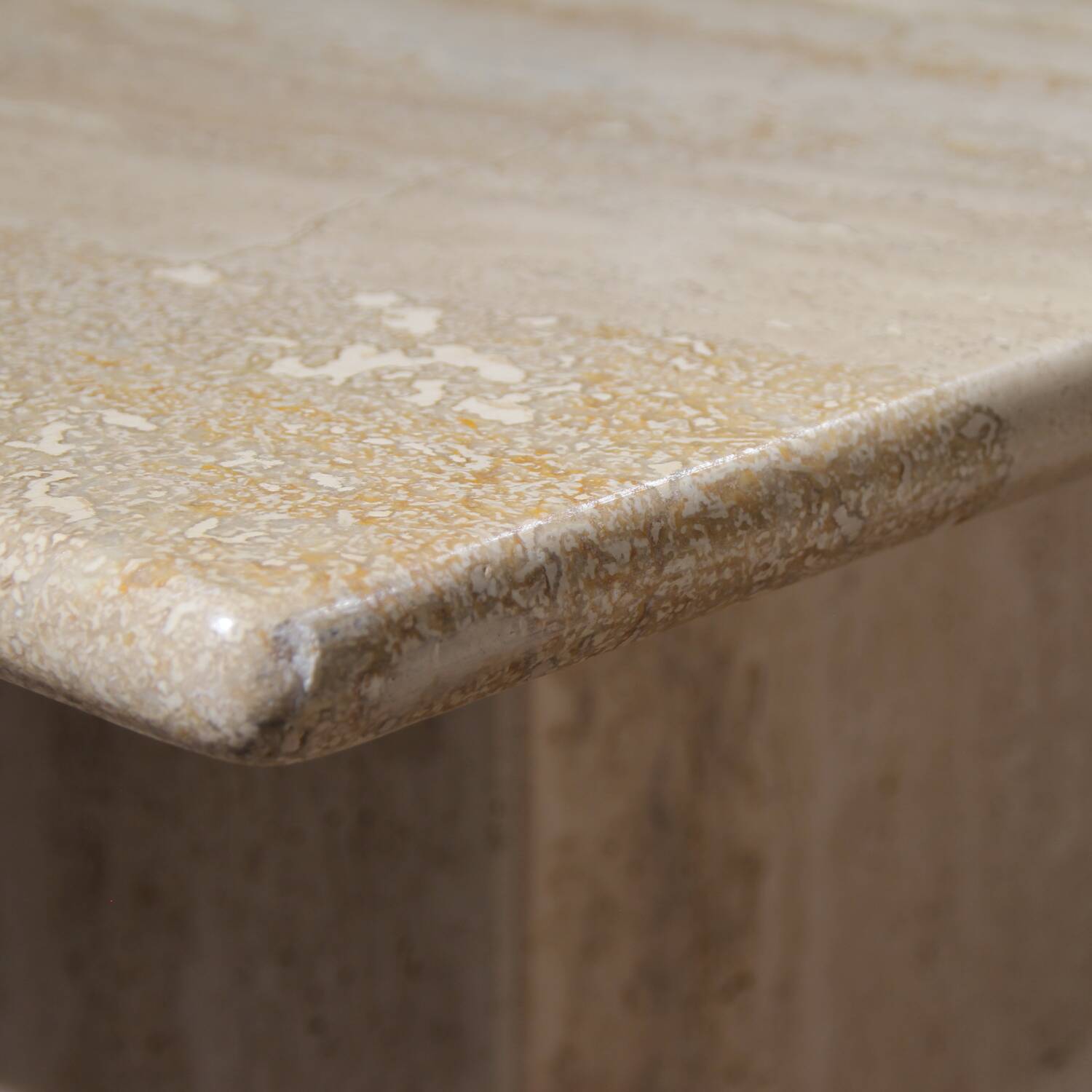 Nesting Table Set in Travertine | Italy 1970s