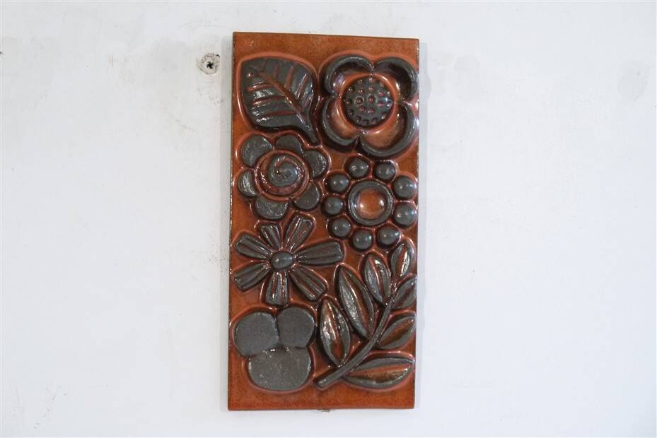 Plaque en ceramique de Berit Ternell, Suede 1960