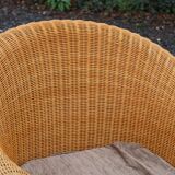 Wicker armchair