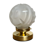 Lampe à posé globe vintage art déco