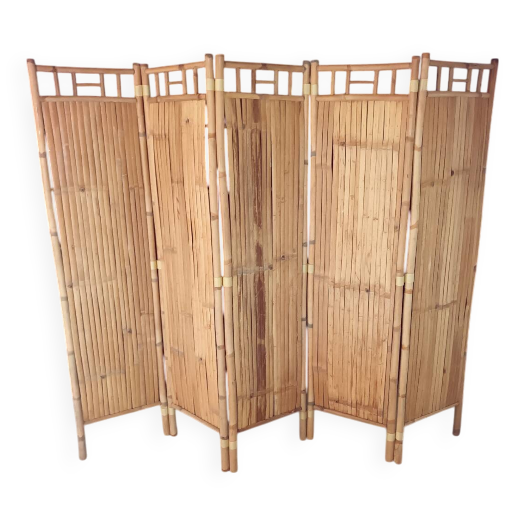 Vintage bamboo screen
