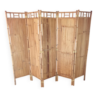 Vintage bamboo screen