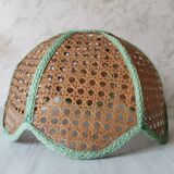 Vintage cane lampshade