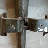 Antique pair of torchiere wall lights and lanterns