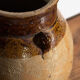 Ancient Chinese glazed stoneware vase – China, circa 1900