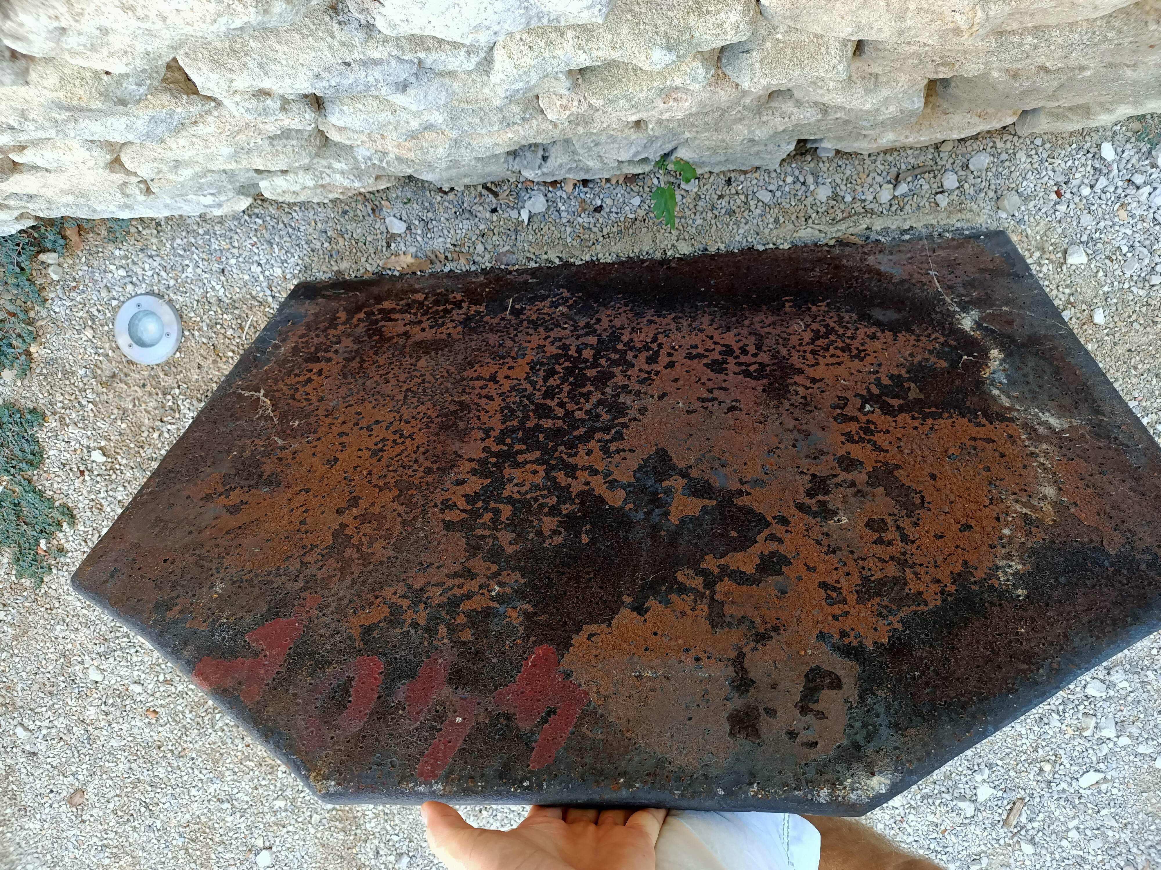 Old fireplace plate 90x75