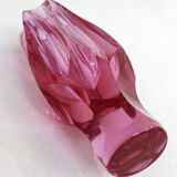 Small vintage faceted vase