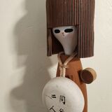 Great warrior kokeshi - Japan 1960-70