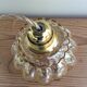 Glass globe pendant light