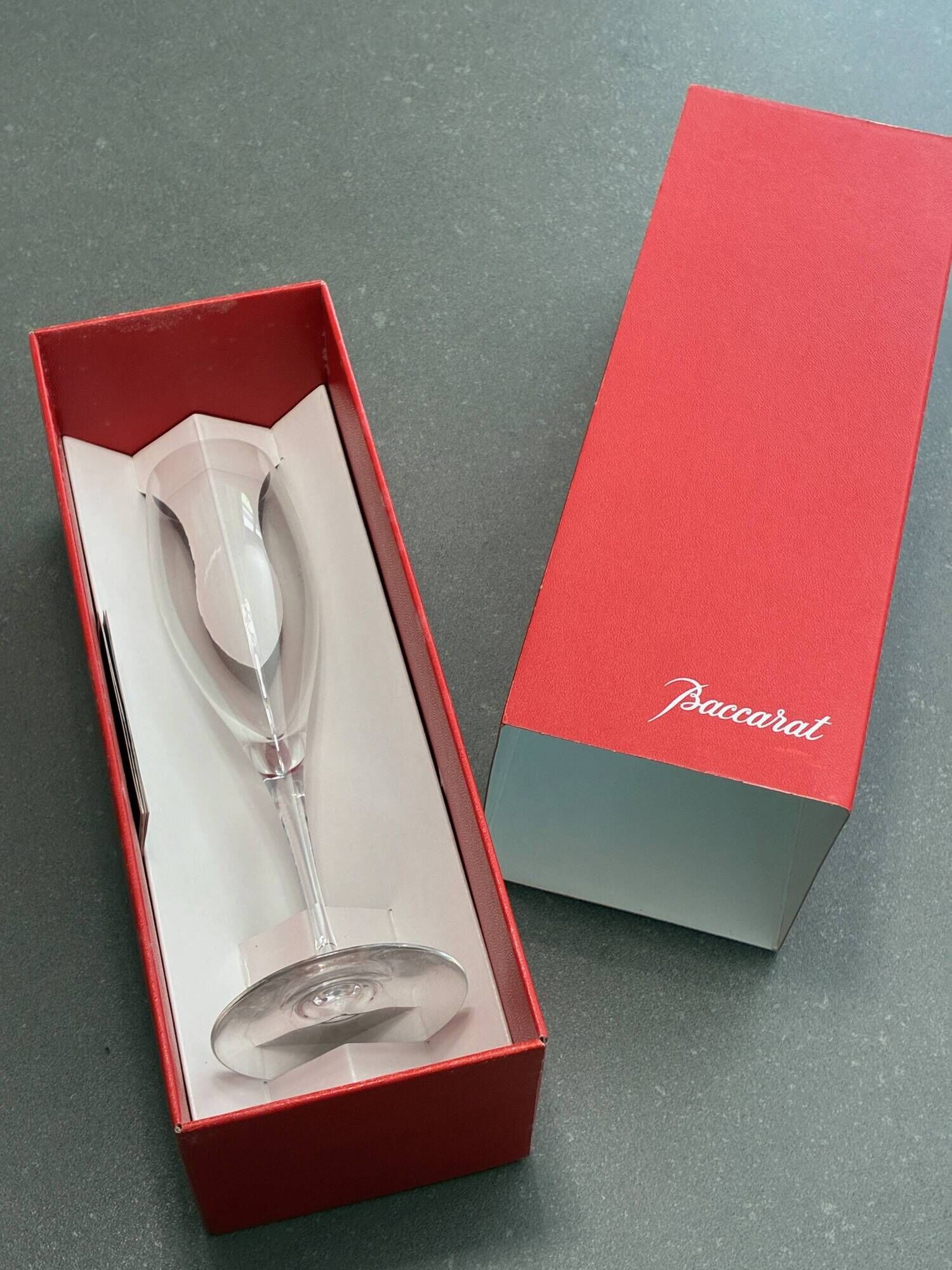 Baccarat crystal glassware service, Saint Remy model in original boxes.