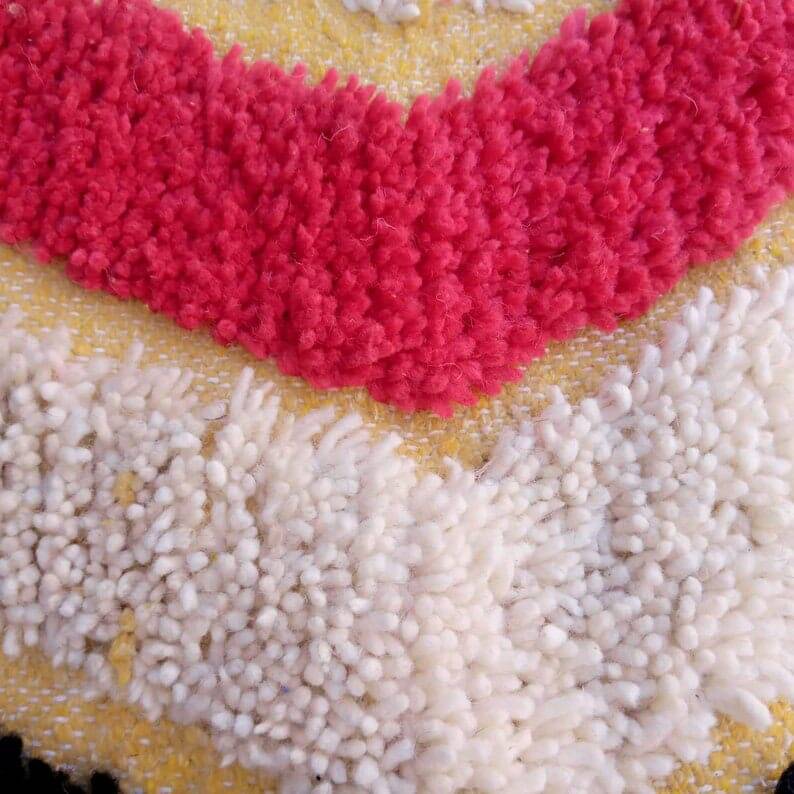 Traditional handmade pure wool rug, size 150 x 250 cm