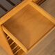 Very rare functional mid-century desk, 1960s, solid wood, Germany