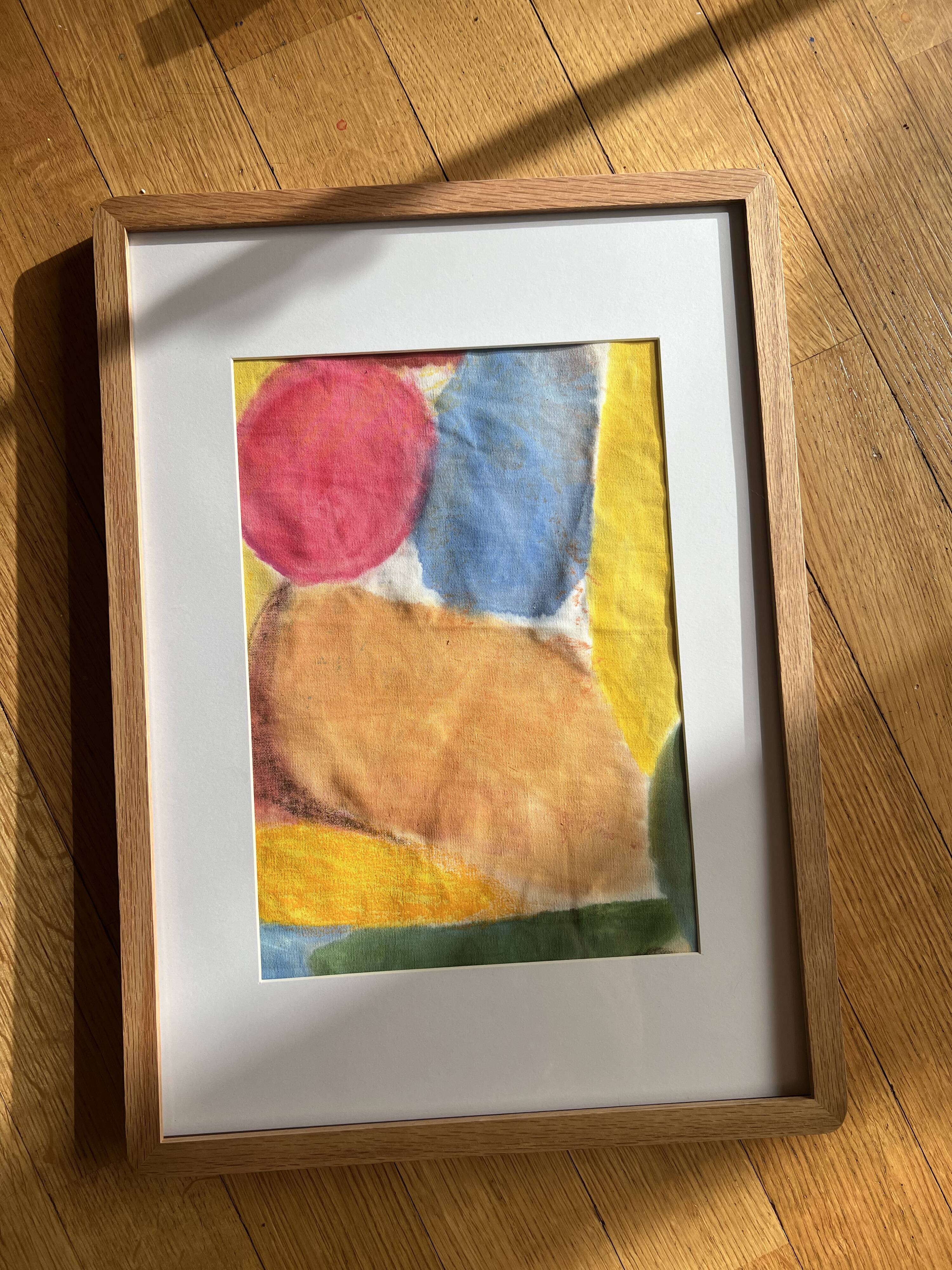 Original painting framed