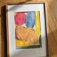 Original painting framed
