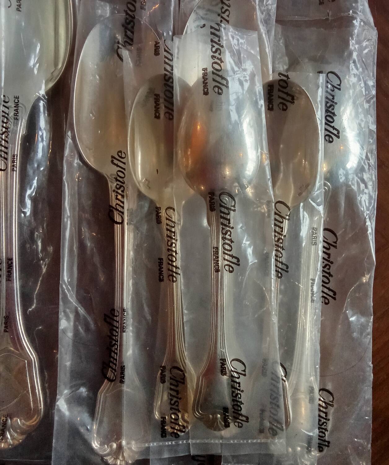 Old Christofle cutlery, Port Royal model, 15 pieces