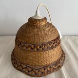 Vintage rattan pendant lamp