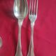 set of antique Cristofle cutlery model Chinon violin