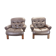 Armchairs by Odvin Rykken for Rebo 1970