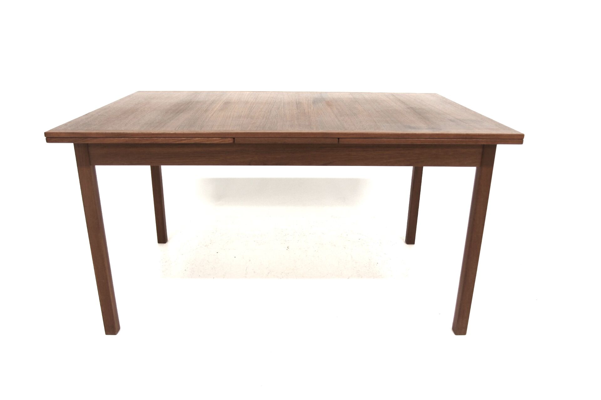 Scandinavian dining table "wallet" in teak, Hugo Troeds, Sweden, 1960
