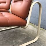 Pair of vintage Steelcase 1970 armchairs