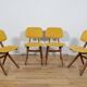 Chaises de Salle à Manger Mid-Century en Teck par Louis van Teefelen pour Wébé, Pays-Bas, 1950s, Set de 4