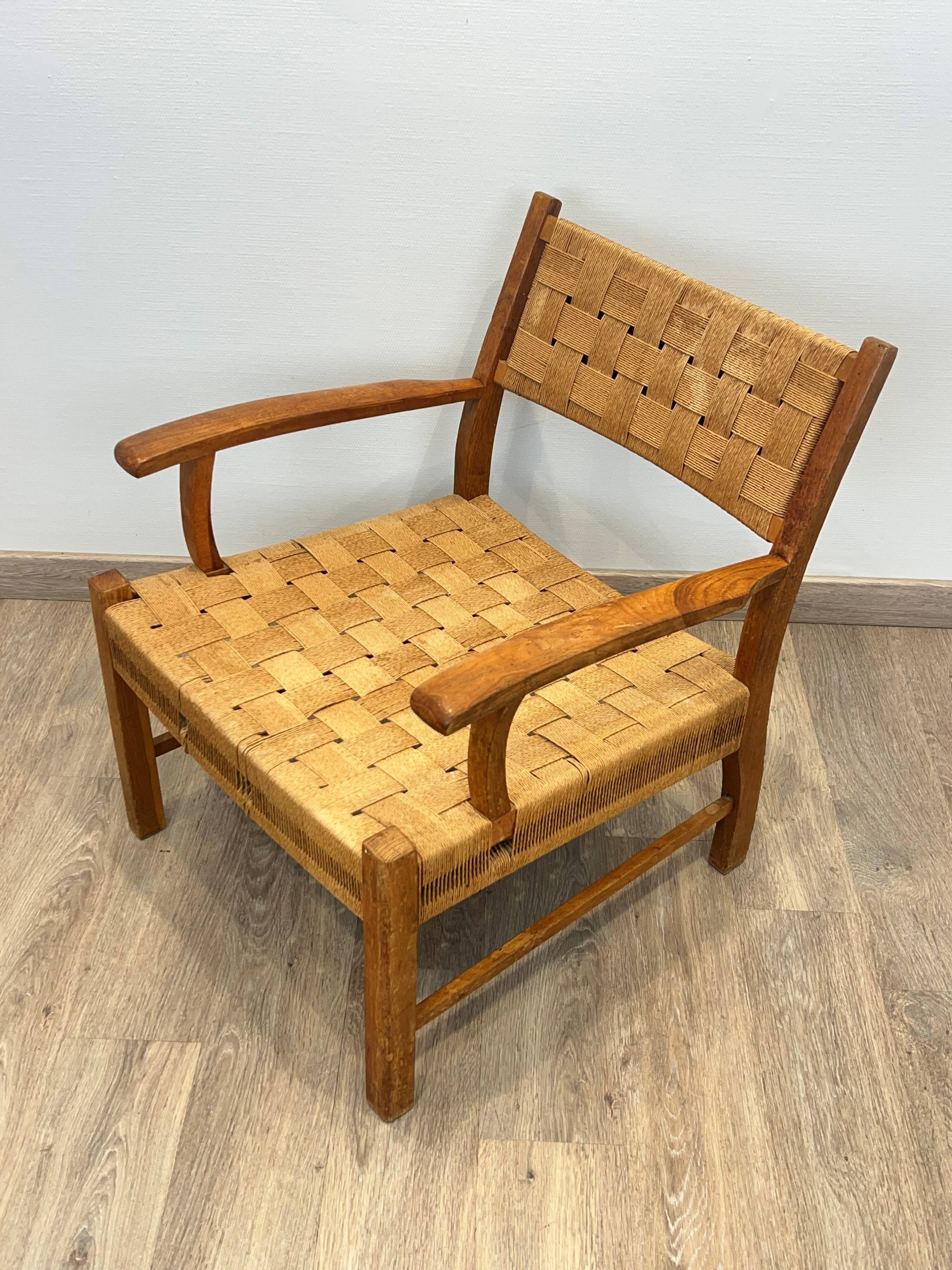 Danish teak armchair from the 1950s