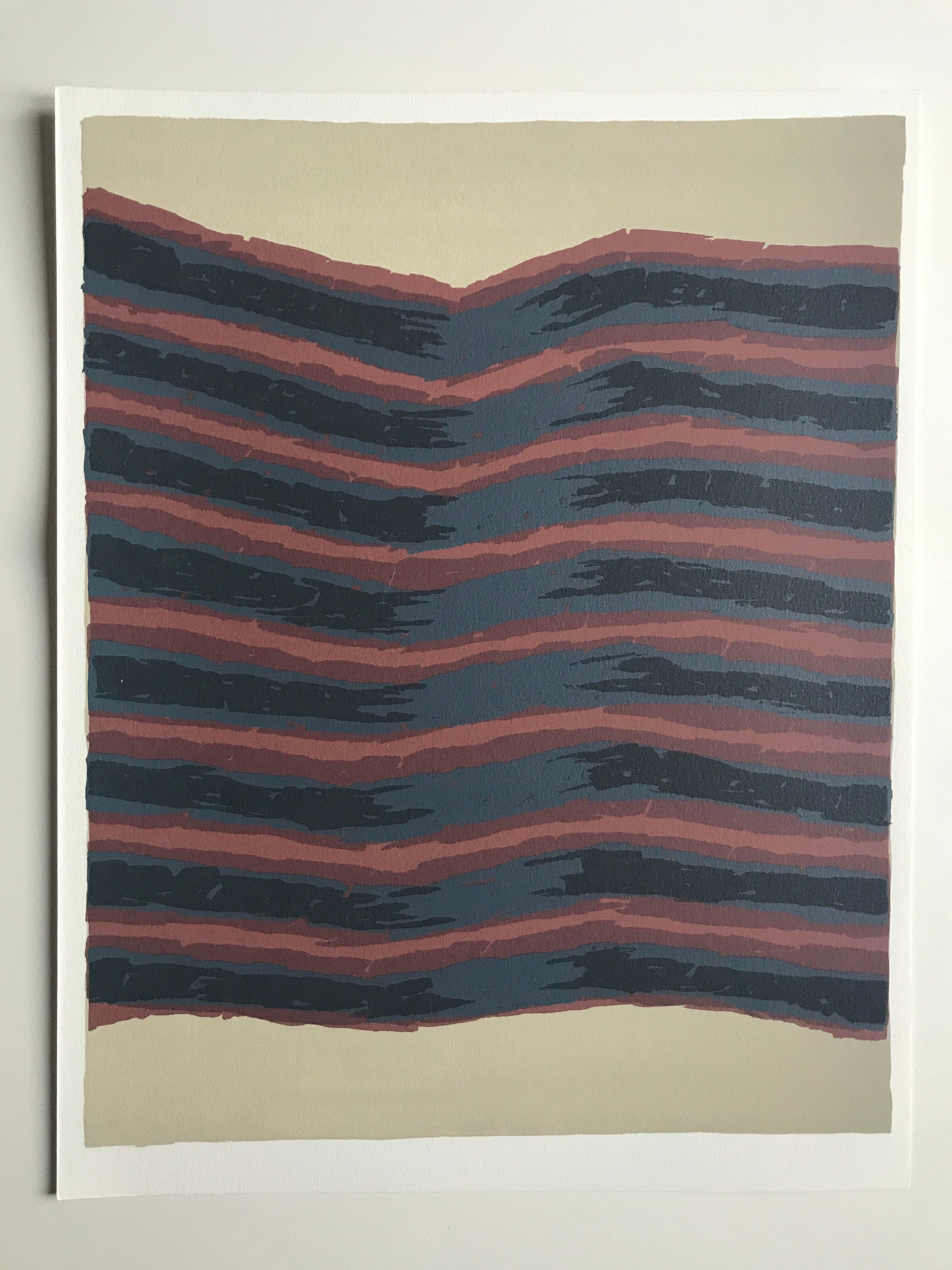 Original lithograph on Arches vellum by Raoul UBAC, Galeries, 1978