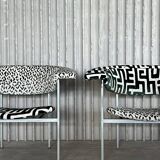 Pair of “Meander Gamma” Chairs by Rudolf Wolf — Newly Upholstered