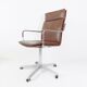 Fauteuil de bureau en cuir Walter Knoll Art Collection par Rudolf Glatzel