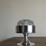 Tulip foot flower spade 1970 in silver metal