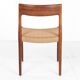 Six chairs by Niels O. Moller, rosewood, model 77, with certificate