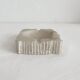 Vintage alabaster square ashtray