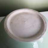 Bowl cut fruit in ceramic free-form 1958 email Green