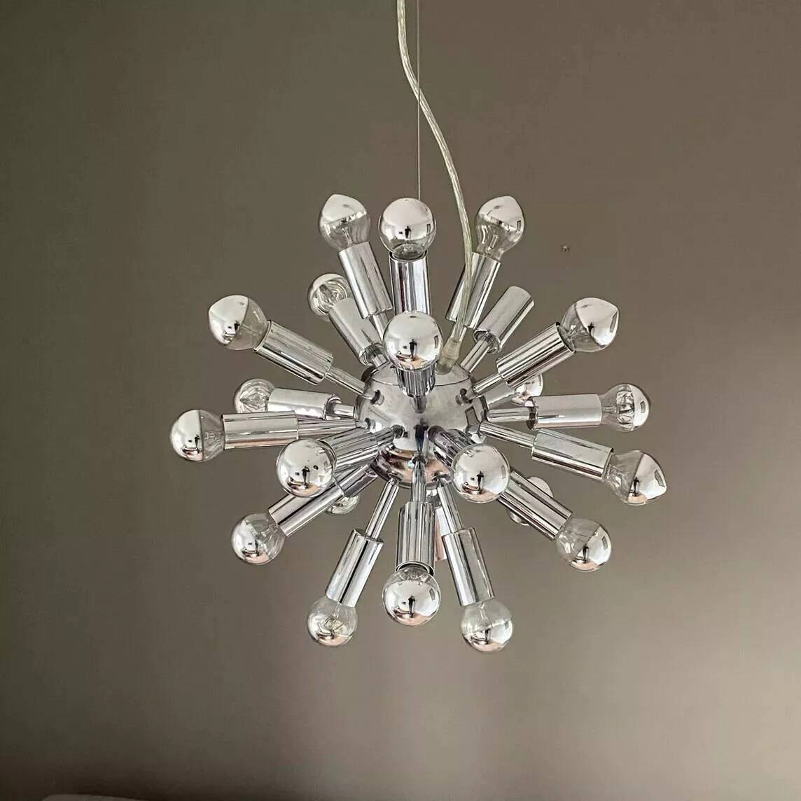 SPOUTNIK pendant light. 1980. Space age.