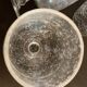 9 Riom blown and bubbled foot glasses