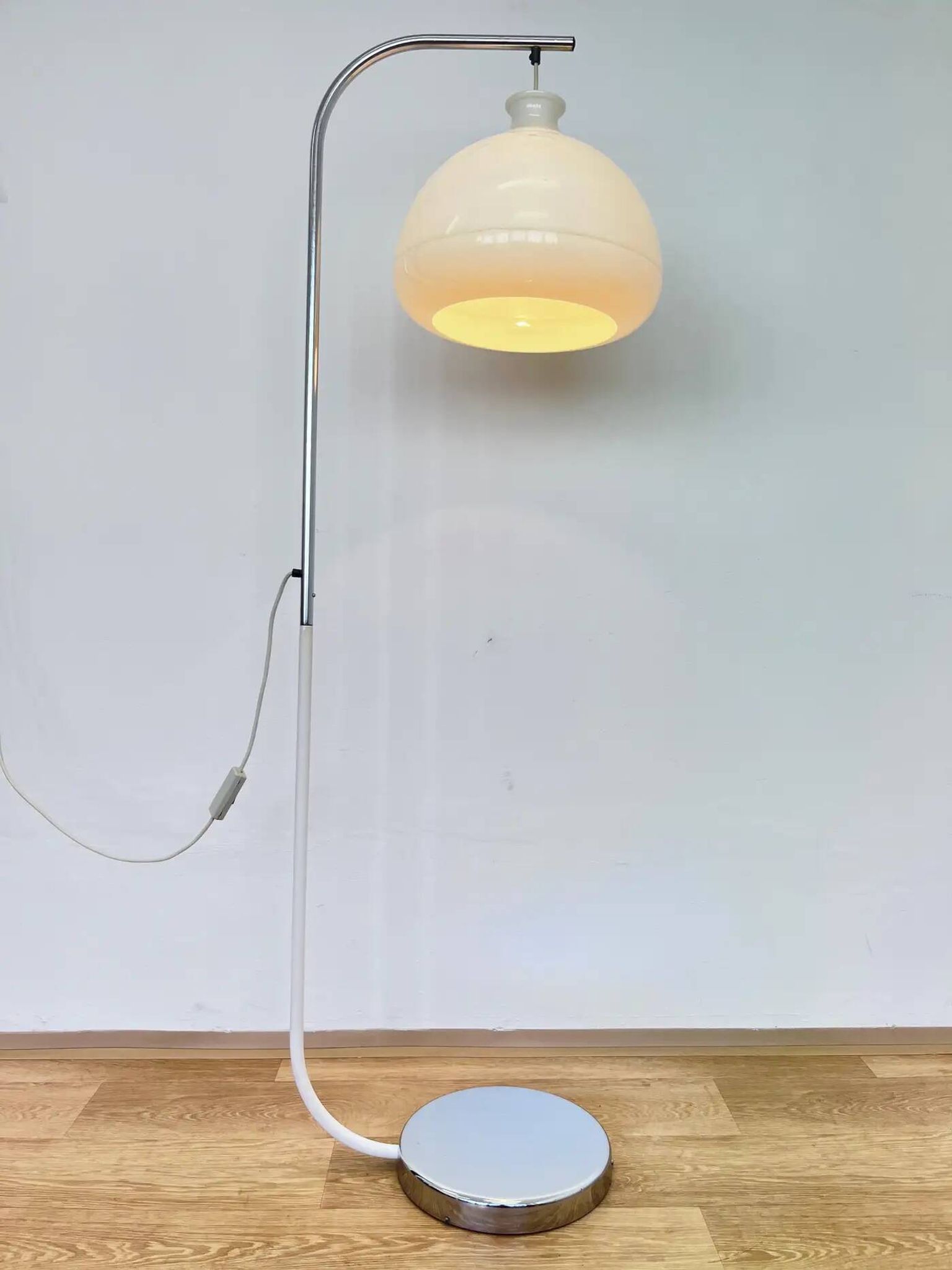 Mid-century space age design floor lamp, 1970s