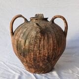 Oil jar, pottery from the south-west, 18th century.
