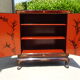 2-door sideboard, painting flowers and birds