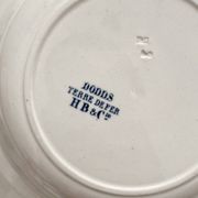 10 "Dodds" ironstone soup plates from Choisy le Roi