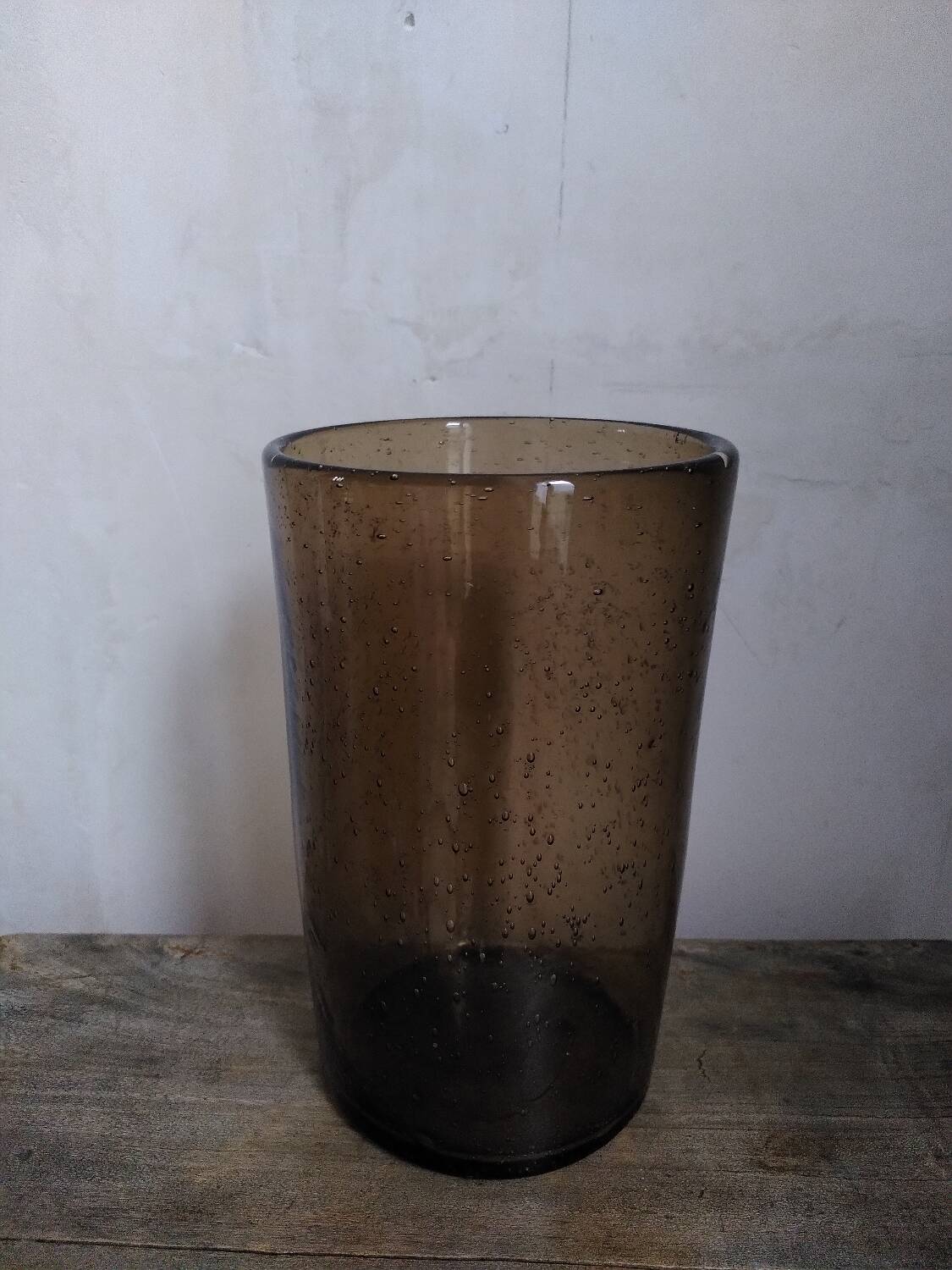 Bubbled glass vase from the 1960s/70s