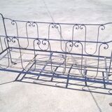 Napoleon III wrought iron folding bed