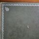 Flat leather desk, Louis-Philippe style, side pull-outs.