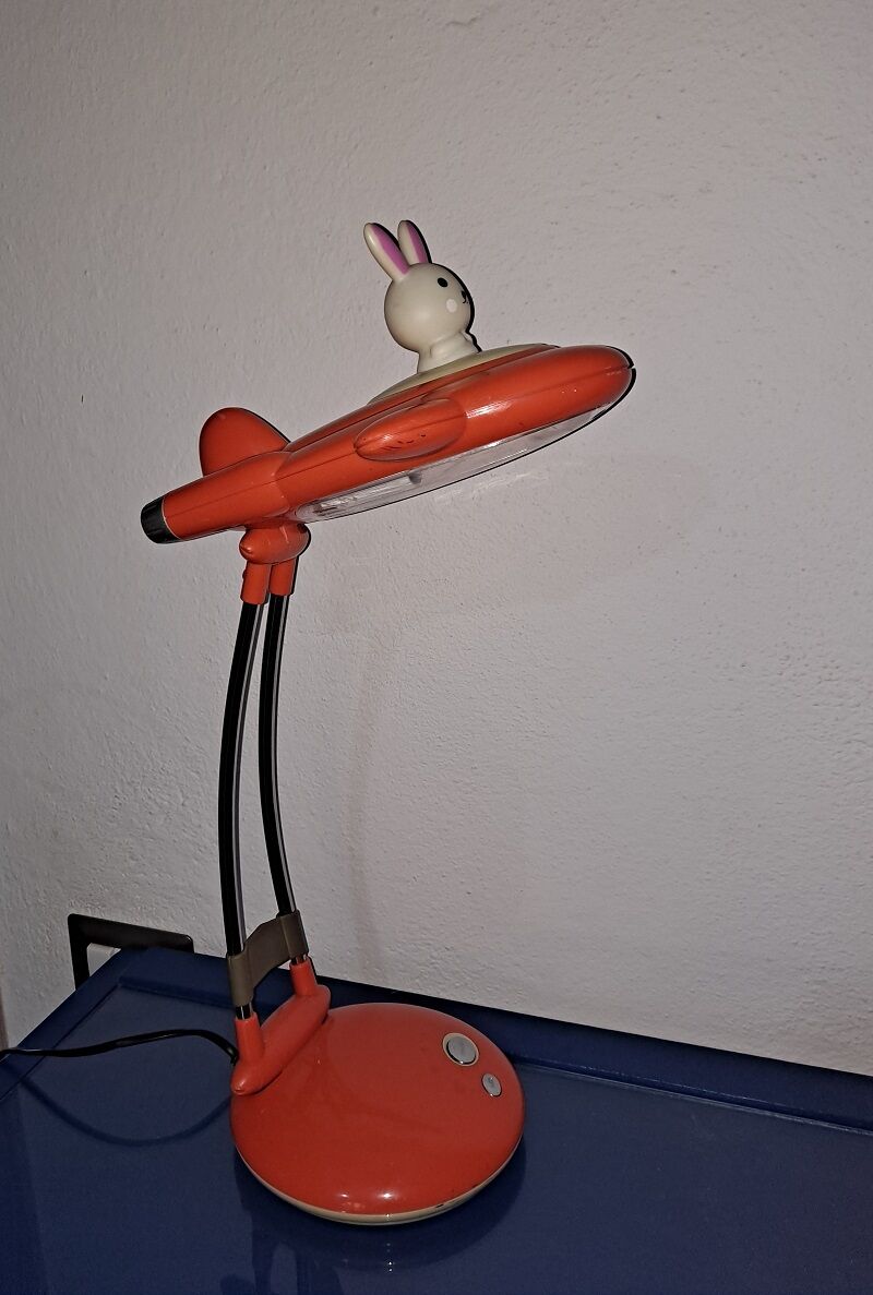 Vintage Italian Spaceship lamp 1970/80s