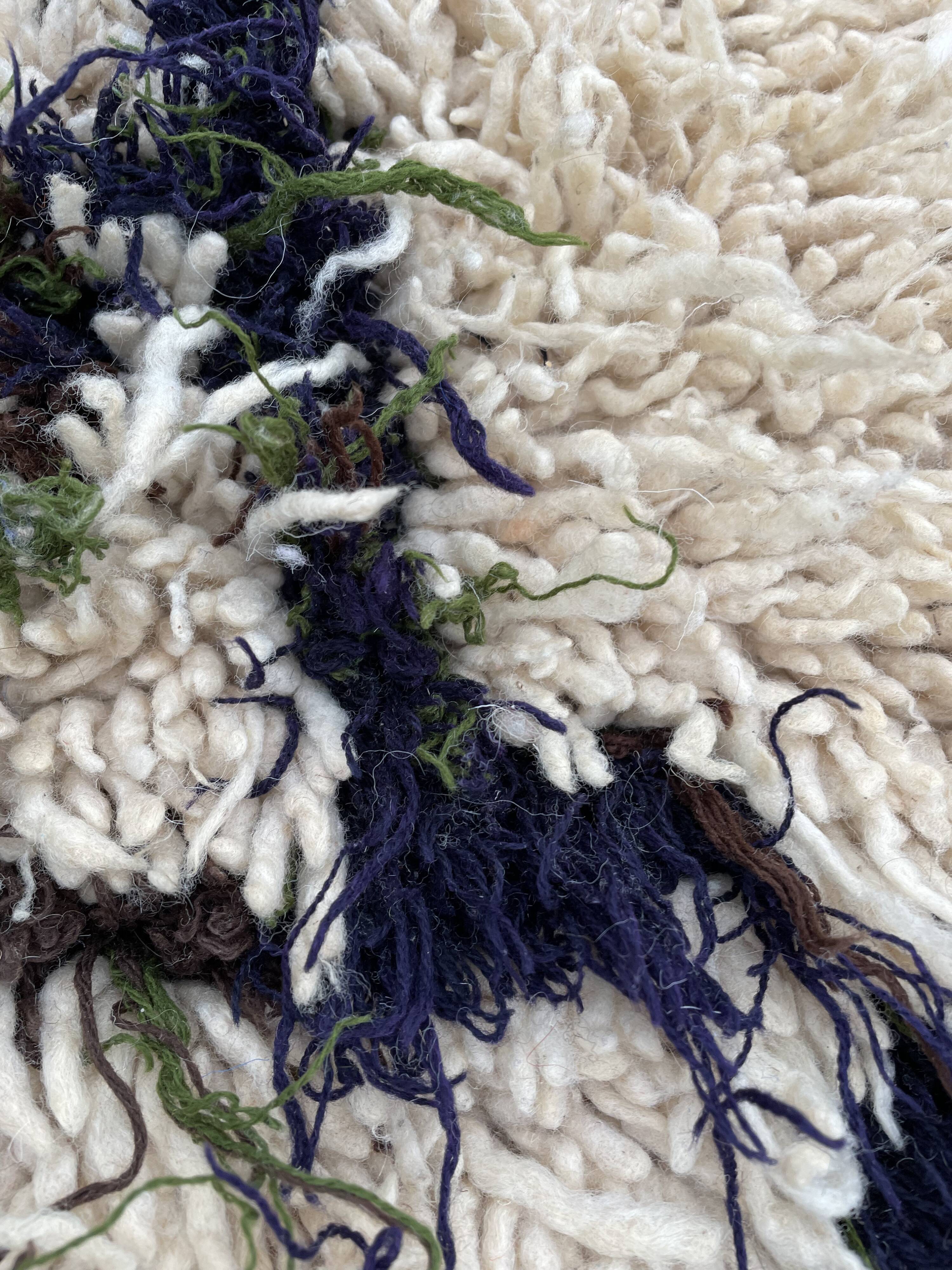 Carpet berbere beni ouarain modern 105x210 cm