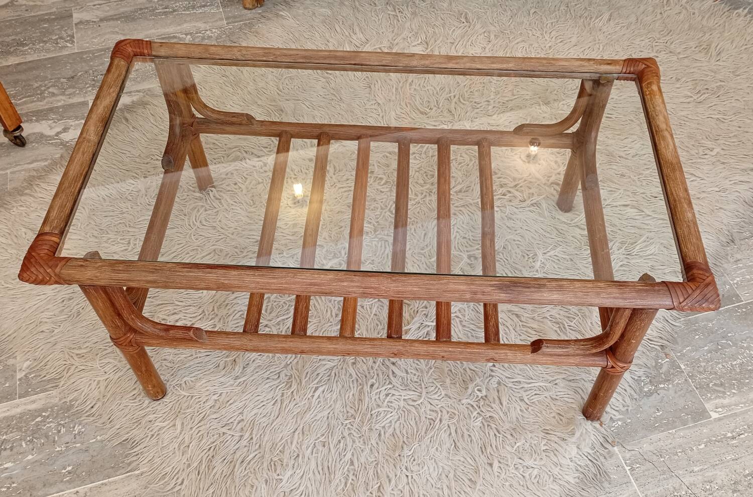 Bamboo coffee table