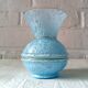 Small vintage light blue Clichy vase