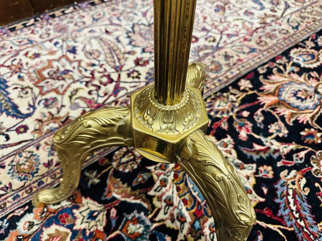 Classic brass coat rack