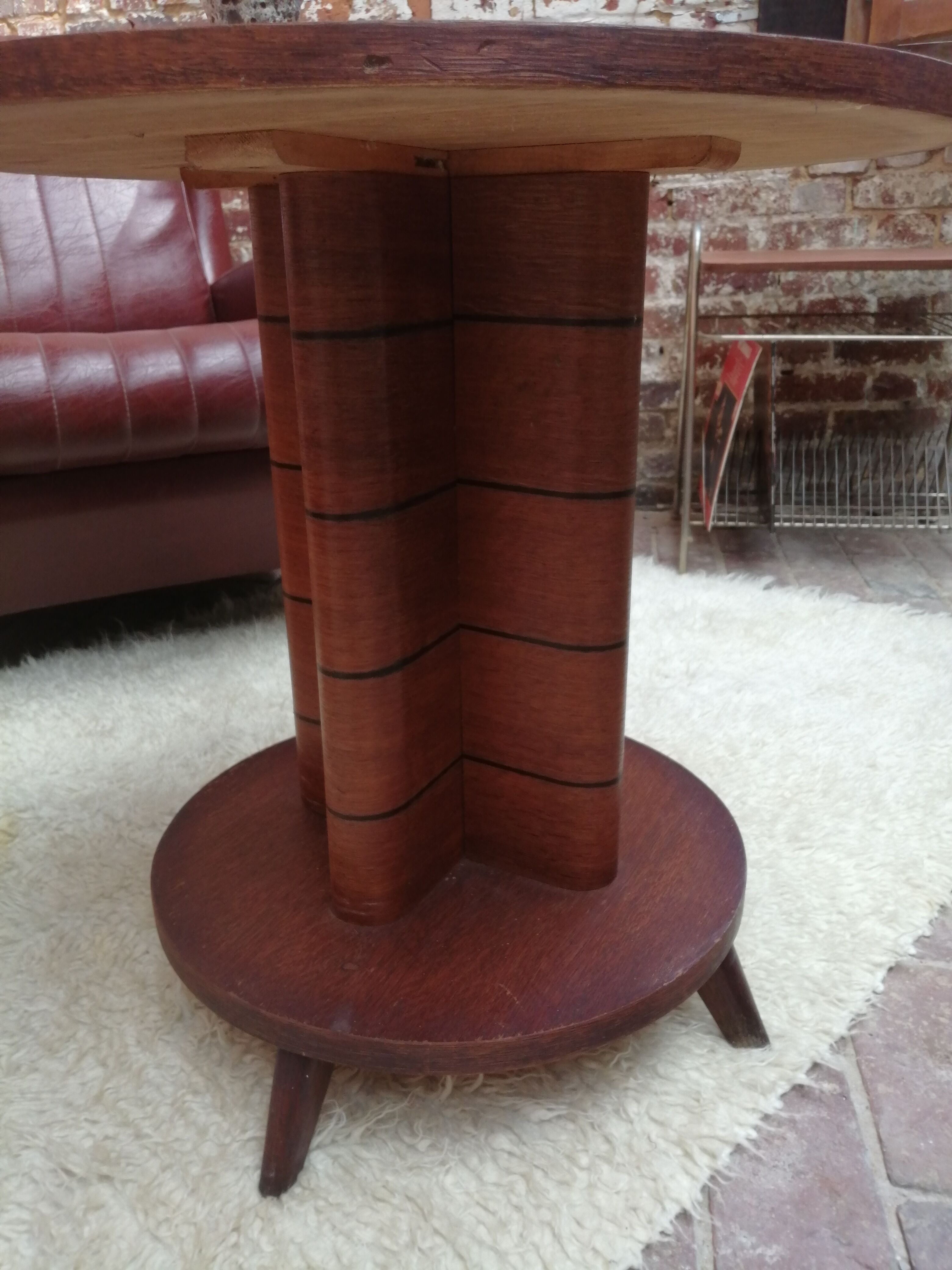 Vintage art deco style gueridon table