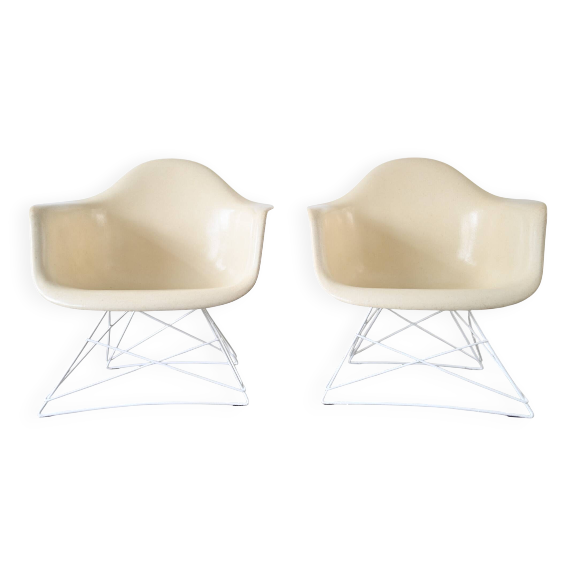 2 "cats & Craddle" armchairs Charles & Ray EAMES - HERMAN MILLER EDITION